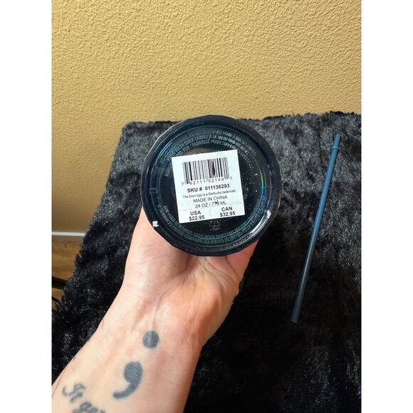 Starbucks Iridescent Acrylic Tumbler Straw 24 Oz Limited Edition Dome Lid New - Picture 4 of 7